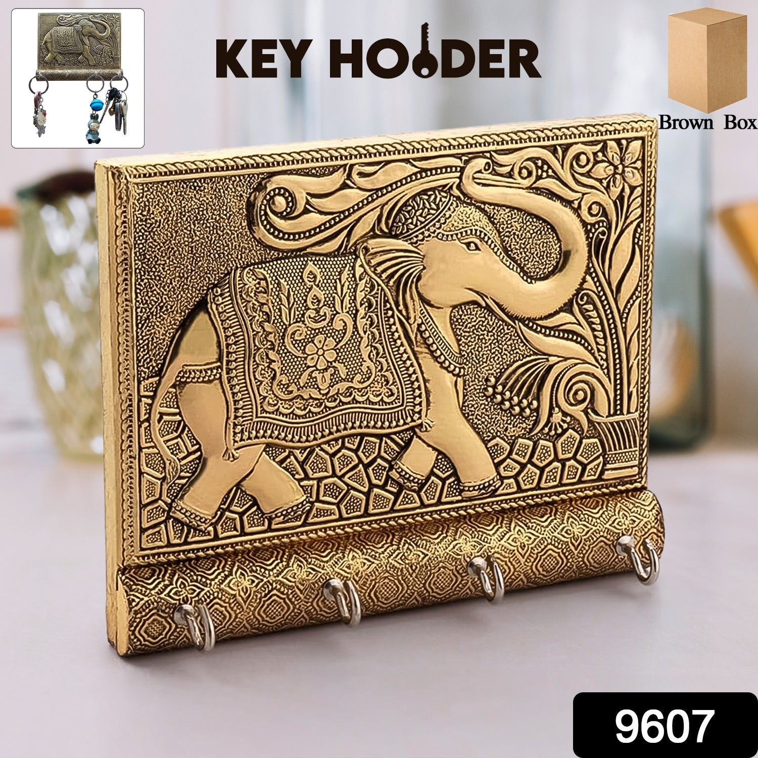 Golden Trunk Key Hanger Golden Trunk Key Hanger